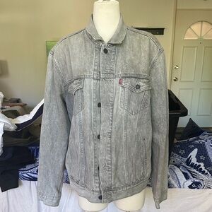Levi's Light Gray Denim Jacket for Men